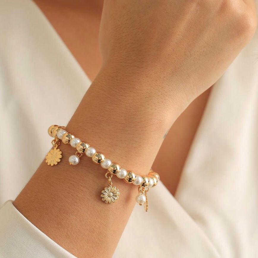 Pulsera Dijes Flor