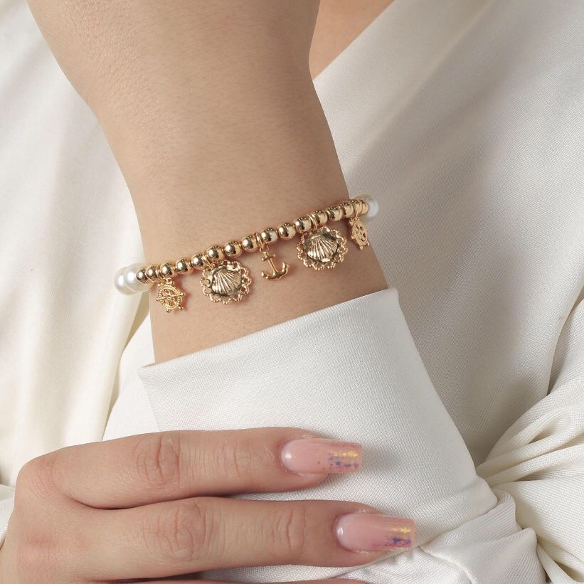 Pulsera Perlas Mar