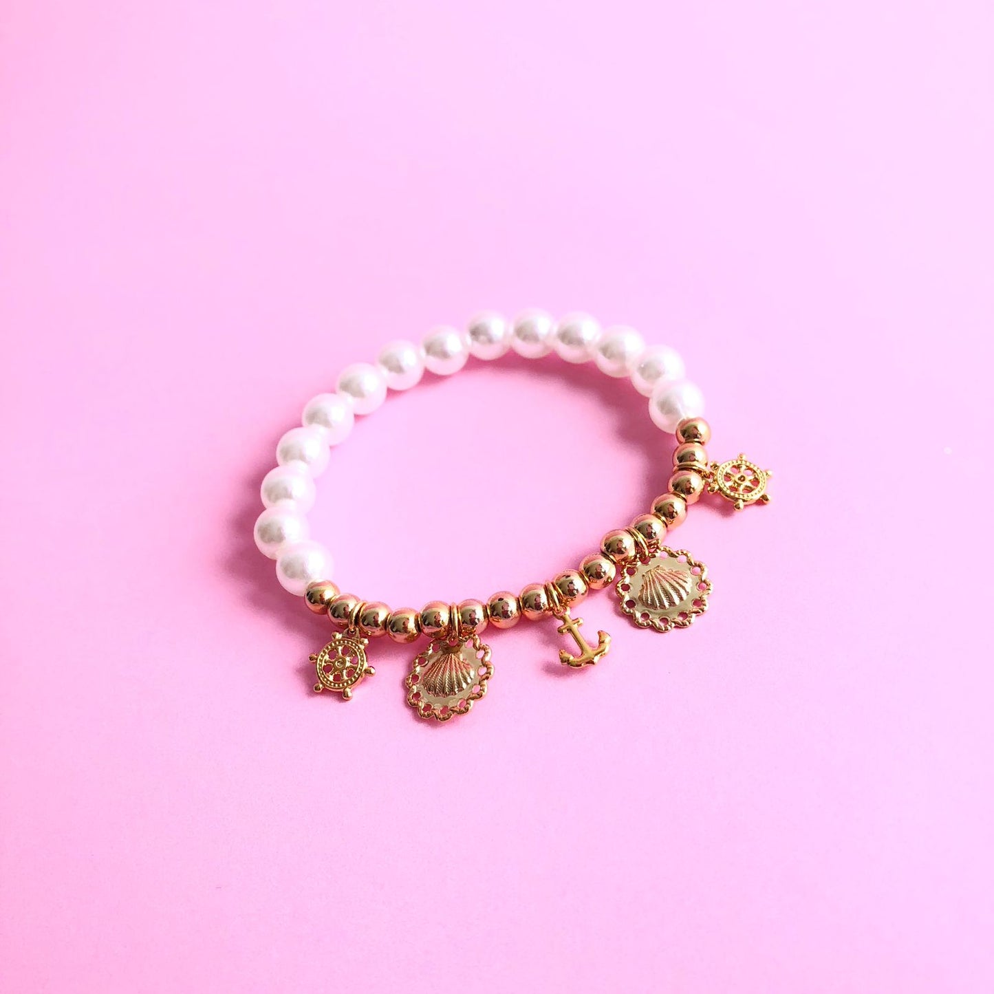Pulsera Perlas Mar