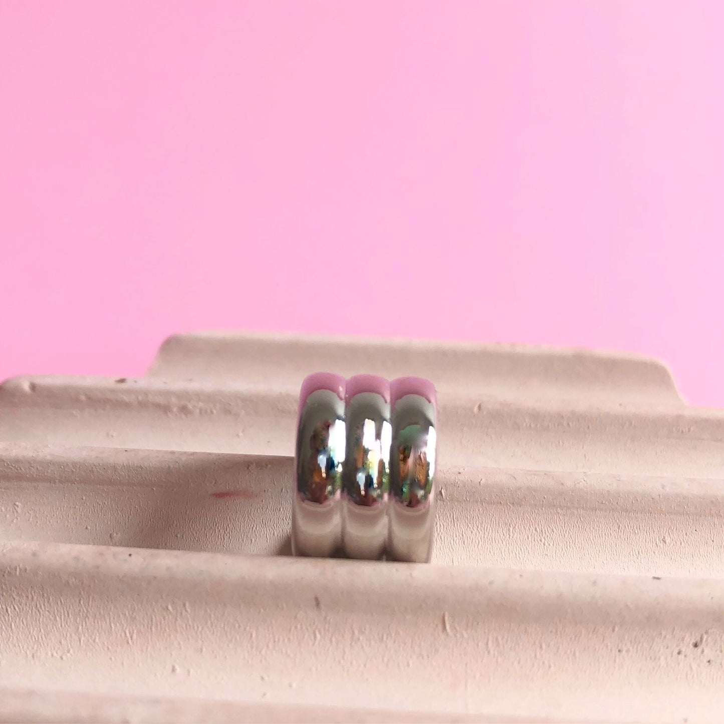 Earcuff Acero Plateado