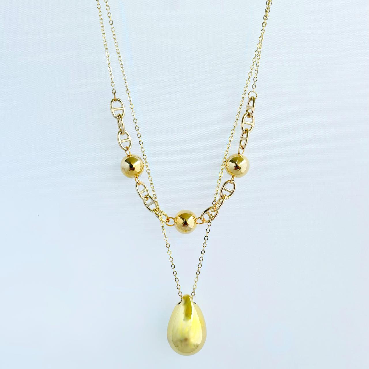 Collar Doble Gota